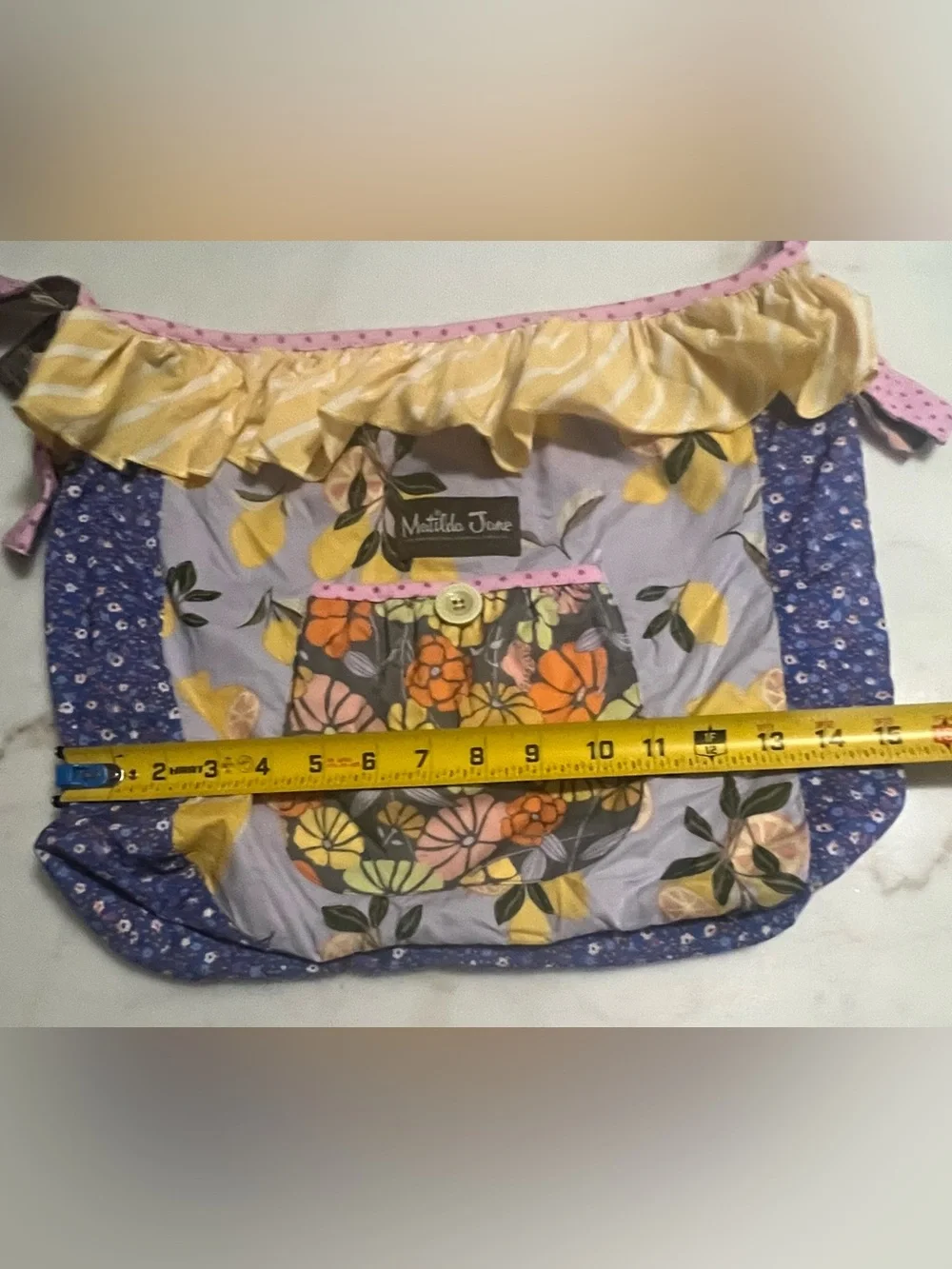 Matilda Jane  Adventure Begins Lemon Zest Joey Bag Tote Overnight Bag NWT
